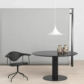 Trumpet-Shaped Modern Black LED Pendant Light - Clowas